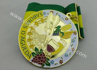 3D SABORES Ribbon Medals, Die Casting, High 3D and High Polishing for Souvenir Gift