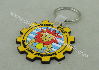 Personalized 2D Soft PVC Keychain Custom Key Chains With Plastic Material
