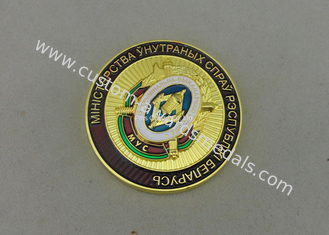 Transparent Enamel Personalized Military Coins , Custom 3D Memorial Coin For Army