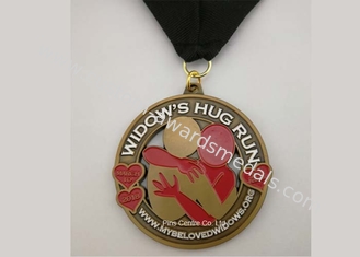 Custom Bronze Enamel Jiu Jitsu Medals , Die Casting Souvenir Zinc Alloy Canada Medals