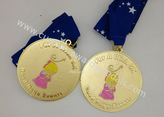 Customized Army Medals And Ribbons , Die Casting Zinc Alloy Karate Medals