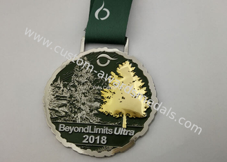 Olympic Triathlon Die Casting Medals With Ribbon Attachment  Eco - Friendly