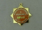 Hard Enamel Medal Goverment Medals Custom Ribbons Awards Brass 45 Mm