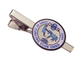 Stainless Steel Silk Screen Printing Curling Club Unna Tie Bar, Personalized Tie Bar With Nickel Plating