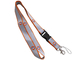 Polyester, Nylon, Silicone, Satin Gulf Silk Screen Printing Promotional Lanyards With Safety Break Away Clip