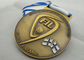 FIL U-19 Copper / Zinc Alloy / Pewter World Championship Ribbon Medals with Die Casting