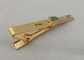 Offset Printing Personalized Tie Bar , Iron Material With Epoxy Metal Border