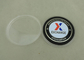 ECO Friendly Challenge Coin , Die Struck Military Metal Coin With Plastic Case