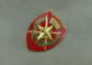 Printing Military Metal Souvenir Badges With Adhesive Sticker , Brass Car Emblem
