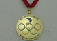 OEM Gold Plating Enamel Medals , Olympic Awards For Running Race