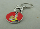Customized Trolley Coin Keyring , Shopping Trolley Coin Holder / Caddy Coin with Key ring