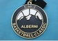 Zinc Alloy Basket Ball Sports Enamel Medal Nickel Plating With 900 * 25 Mm Ribbon