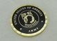 Gold 2.0 Inch Personalized Coins , Brass POW MIA Coin You Are Not Forgotten