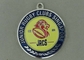 Shiny Nickel Enamel Medal , Zinc Alloy Die Casting Sports Badge