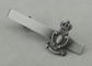 Antique Silver Personalized Tie Bar and Cufflink , 3D Zinc Alloy Tie Tack